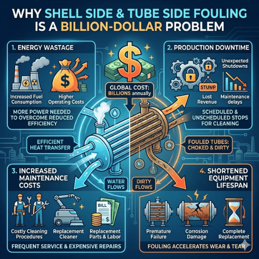 Why Shell Side and Tube Side Fouling Is a Billion-Dollar Problem