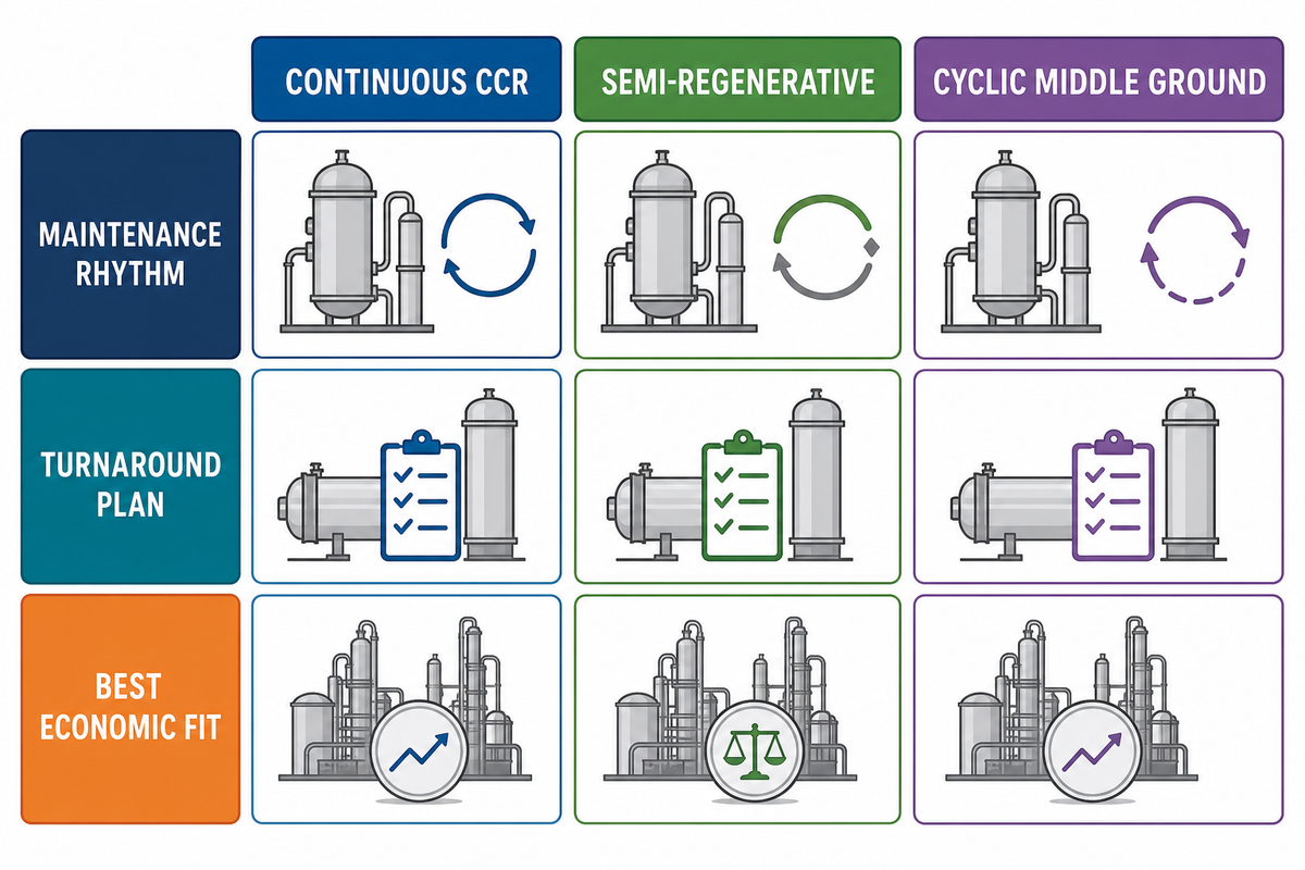 Continuous Catalytic Reforming vs Semi-Regenerative Reforming — BOSHIYA