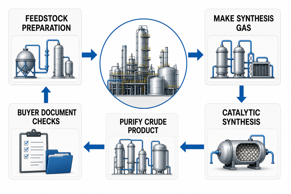 What Methanol Production Means in Industrial Practice — Boshiya