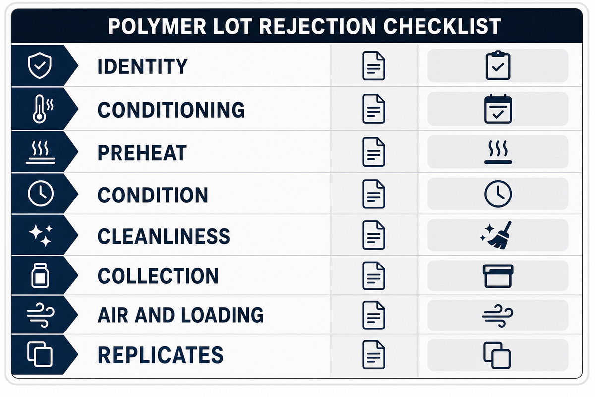 Eight Checks Before You Reject a Polymer Lot — BOSHIYA