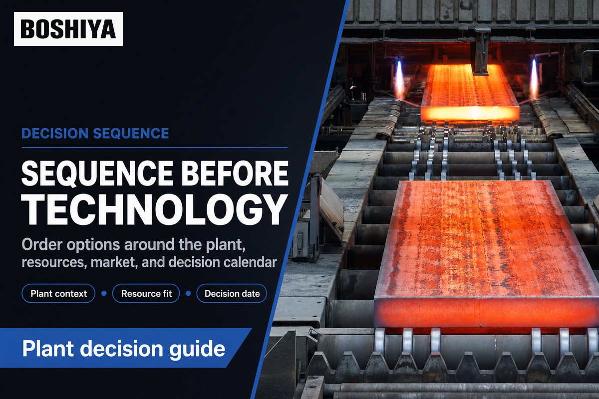 Steel Decarbonization Starts With Sequence, Not a Technology List — BOSHIYA