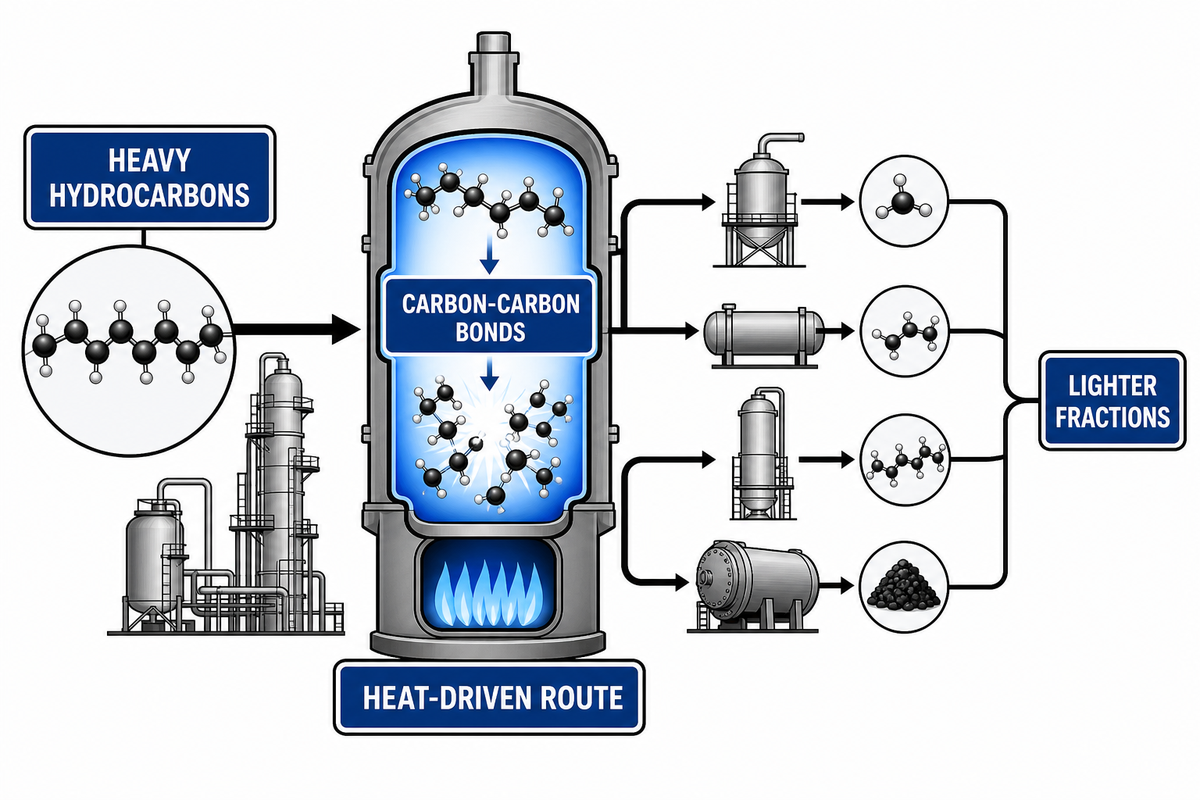 What Thermal Cracking Does to Heavy Hydrocarbons — BOSHIYA
