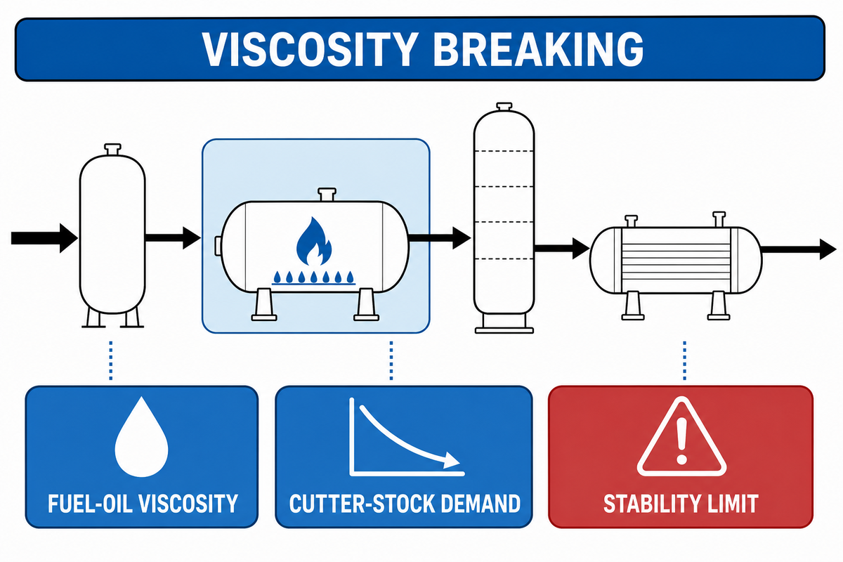 Visbreaking: Mild Thermal Cracking for Residue Viscosity — BOSHIYA