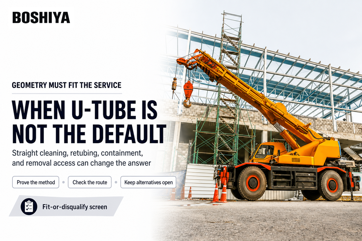 Where U-Tube Geometry Fits, and Where It Does Not — BOSHIYA